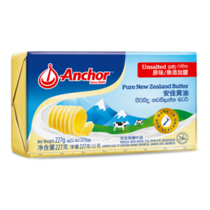 ANCHOR PURE UNSALTED BUTTER 227G