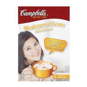CAMPBELL'S MUSHROOM CHEESE SOUP 22G*3
