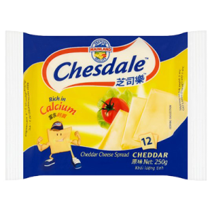 CHESDALE SLICED CHEESE 250G