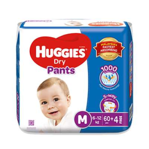 HUGGIES DRY PANTS SUPER JUMBO M58