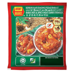 BABA'S HOT & SPICY MEAT CURRY POWDER 125G
